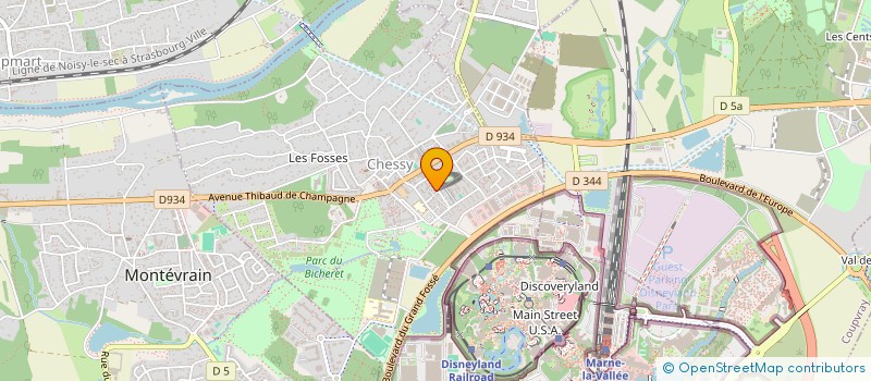 localisation de l'entreprise GROUPE DUBOIS VANNIER  CHESSY