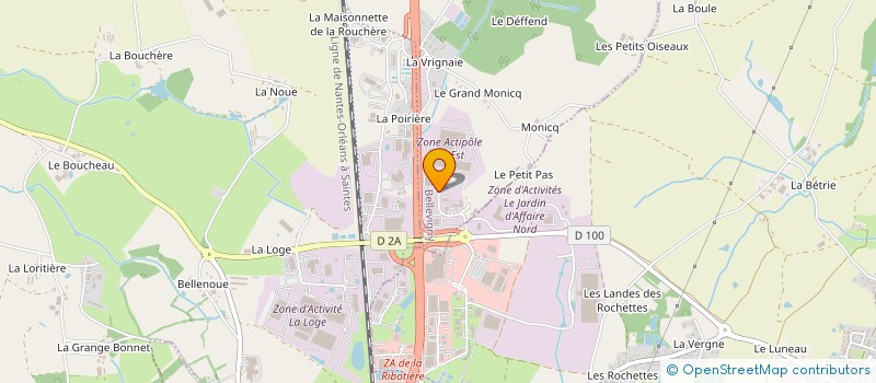 localisation de l'entreprise GROUPE DUBREUIL AERO  BELLEVIGNY