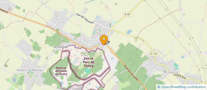 localisation de l'entreprise GROUPE DUFOUR PRUD'HOMME  THOIRY