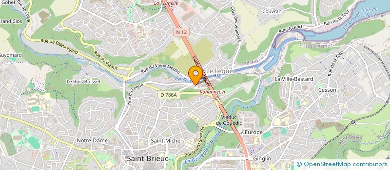 localisation de l'entreprise GROUPE DUHN à SAINT-BRIEUC