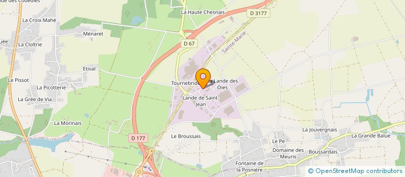 localisation de l'entreprise GROUPE DUVAL à SAINTE-MARIE