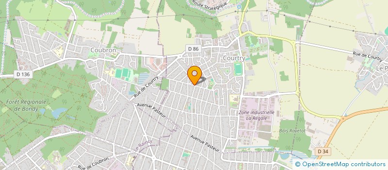 localisation de l'entreprise GROUPE DV à COURTRY