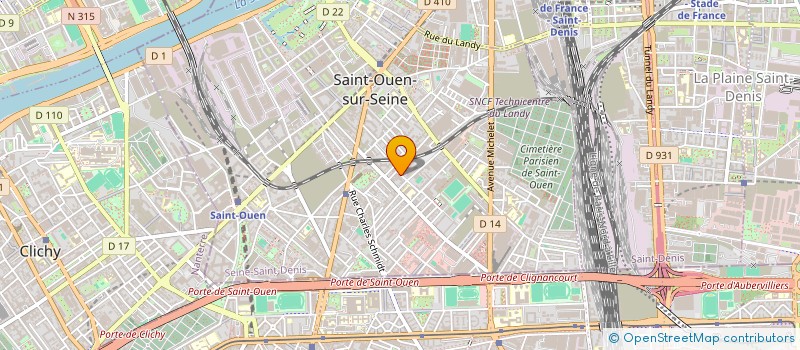 localisation de l'entreprise GROUPE DVS à SAINT-OUEN-SUR-SEINE
