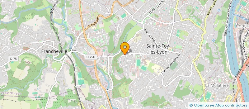 localisation de l'entreprise GROUPE DYNEO à SAINTE-FOY-LES-LYON
