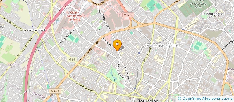 localisation de l'entreprise GROUPE DZA  TOURCOING