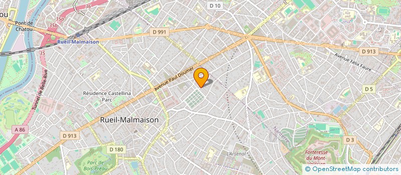localisation de l'entreprise GROUPE E.D. CONCEPT à RUEIL-MALMAISON