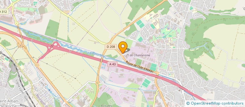 localisation de l'entreprise GROUPE E-ENSEIGNEMENT  BOURGOIN-JALLIEU