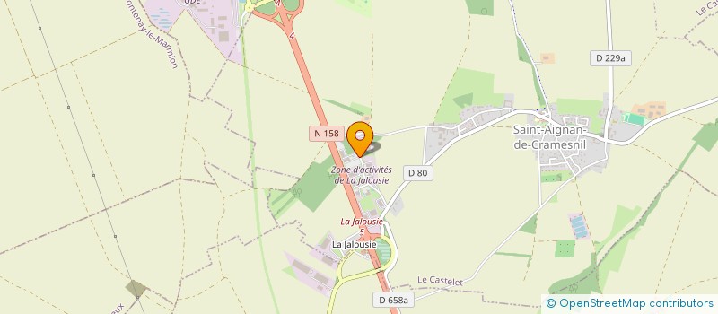 localisation de l'entreprise GROUPE E.R.C.H SARL  LE CASTELET