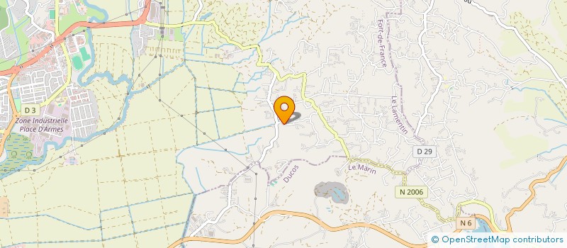 localisation de l'entreprise GROUPE E.T.N  LE LAMENTIN