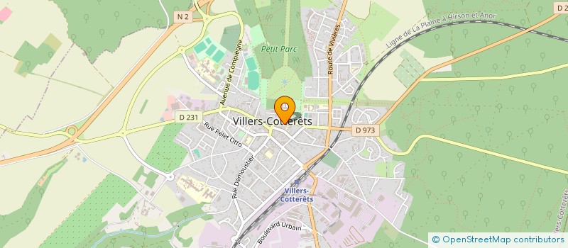 localisation de l'entreprise GROUPE EB à VILLERS-COTTERETS