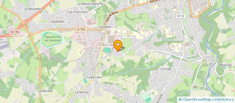 localisation de l'entreprise GROUPE EB CONSEIL à DINAN