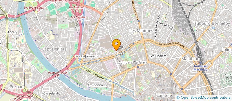 localisation de l'entreprise GROUPE EBH  TOULOUSE