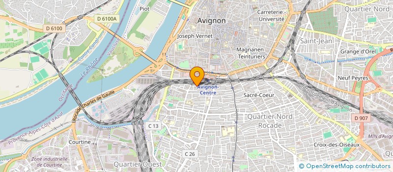 localisation de l'entreprise GROUPE ECBAT  AVIGNON