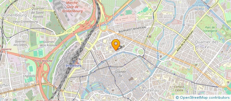 localisation de l'entreprise GROUPE ECKERLIN à STRASBOURG