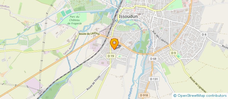 localisation de l'entreprise GROUPE ECLAIR à ISSOUDUN