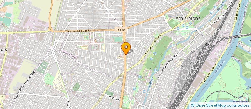 localisation de l'entreprise GROUPE ECLEAR à ATHIS-MONS