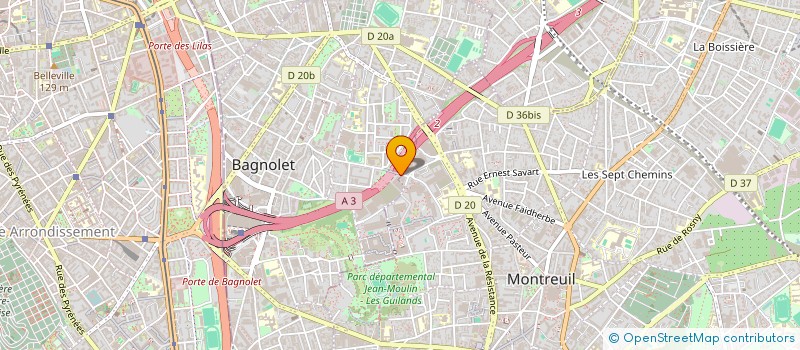 localisation de l'entreprise GROUPE ECO FRANCE à BAGNOLET