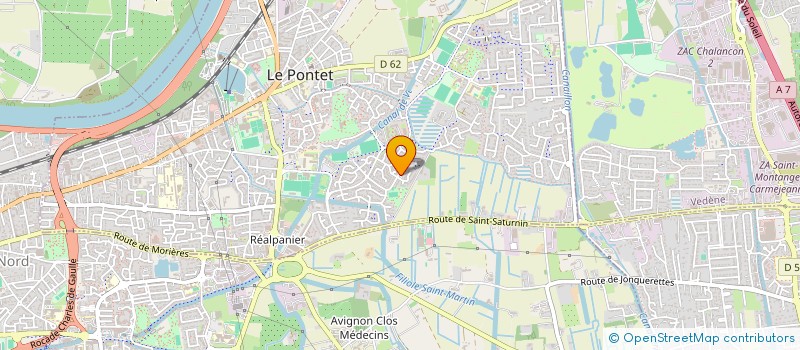 localisation de l'entreprise GROUPE ECO SUD  LE PONTET