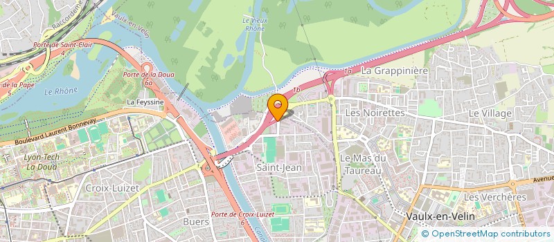 localisation de l'entreprise GROUPE ECO-TECH à VILLEURBANNE