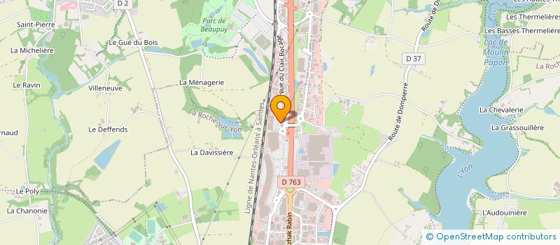 localisation de l'entreprise GROUPE ECOLEO  LA ROCHE-SUR-YON