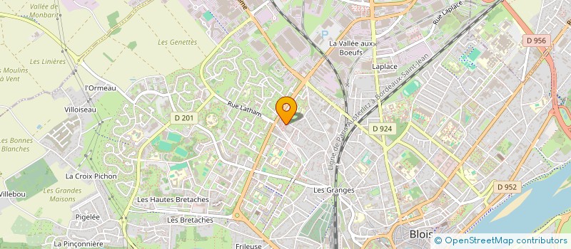 localisation de l'entreprise GROUPE ECONOMIQUE SOLIDAIRE ECLAIR  BLOIS