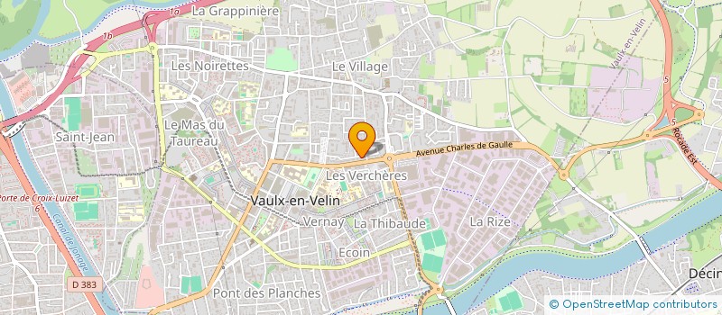 localisation de l'entreprise GROUPE EDDY INTERNATIONAL  VAULX-EN-VELIN