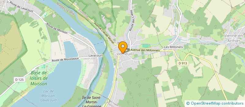 localisation de l'entreprise GROUPE EDEN DEVELOPPEMENT  VETHEUIL