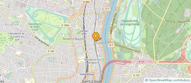 localisation de l'entreprise GROUPE EDITIONS LOISIRS TECHNIQUES à SAINT-CLOUD