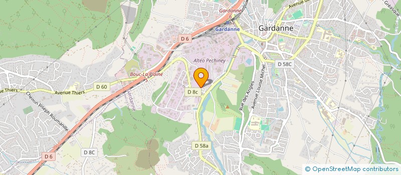 localisation de l'entreprise GROUPE EDP à GARDANNE