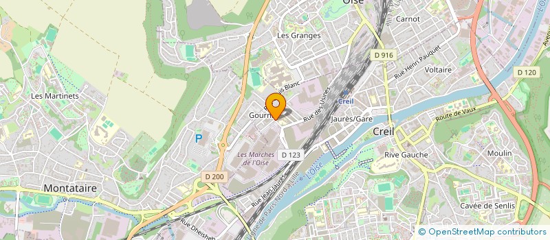 localisation de l'entreprise GROUPE EFE  CREIL