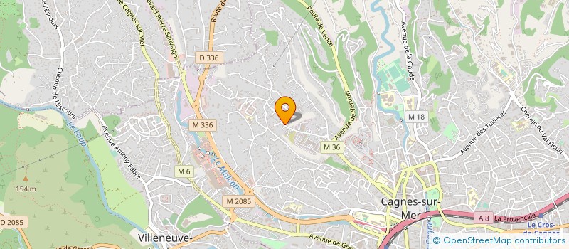 localisation de l'entreprise GROUPE EFIPURE à CAGNES-SUR-MER