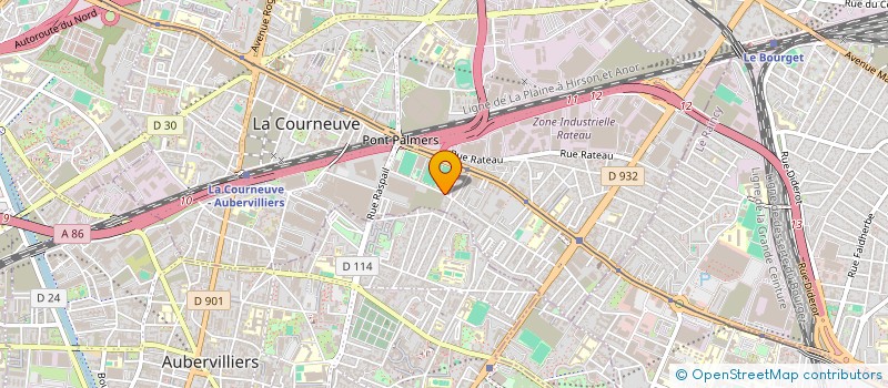 localisation de l'entreprise GROUPE EIPRA à LA COURNEUVE