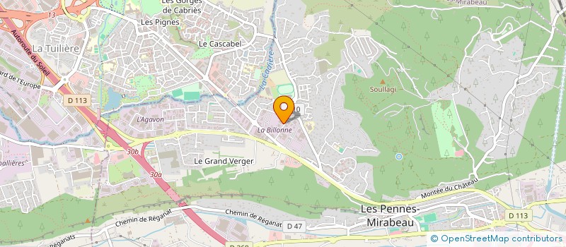 localisation de l'entreprise GROUPE EITP à LES PENNES-MIRABEAU