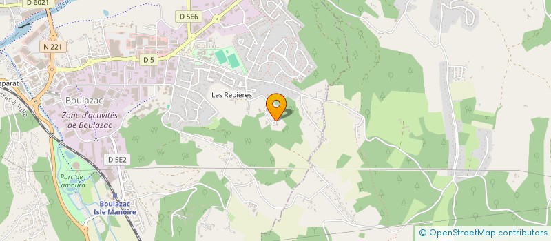 localisation de l'entreprise GROUPE EKOBAT à BOULAZAC ISLE MANOIRE