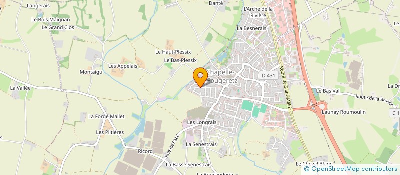localisation de l'entreprise GROUPE ELECTRO TECHNIQUE INDUST FRANCE à MELESSE