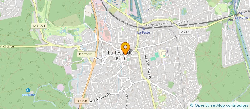 localisation de l'entreprise GROUPE ELISAVIE à LA TESTE-DE-BUCH