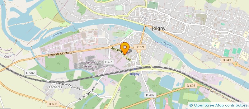 localisation de l'entreprise GROUPE ELITE RESTAURATION à JOIGNY