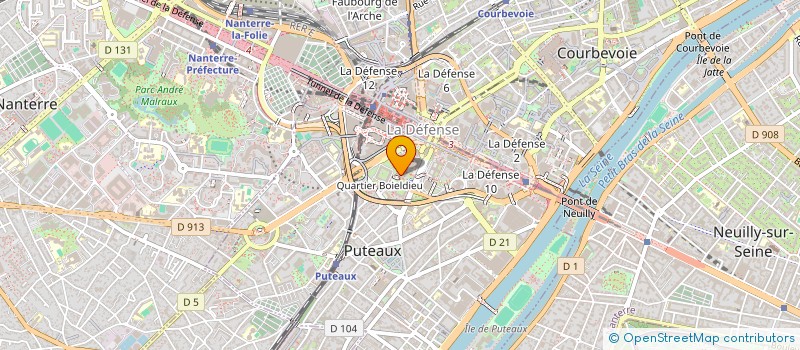 localisation de l'entreprise GROUPE ELLISPHERE  PUTEAUX