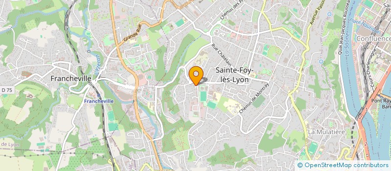 localisation de l'entreprise GROUPE ELYABI  SAINTE-FOY-LES-LYON