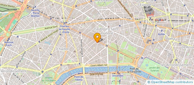 localisation de l'entreprise GROUPE ELYSEES COIFFURES GEC  PARIS