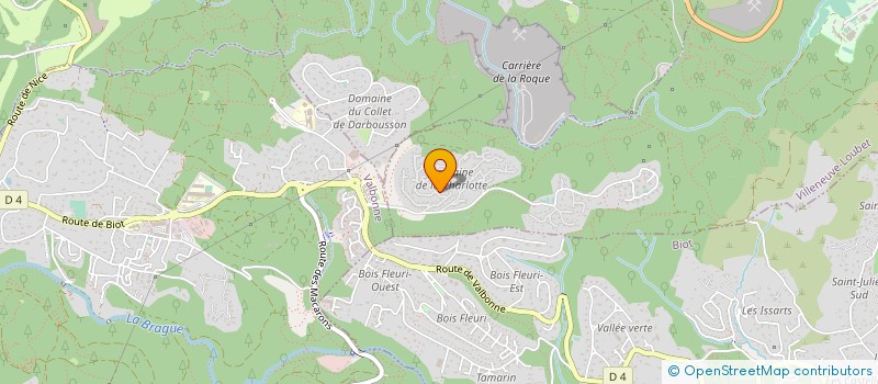 localisation de l'entreprise GROUPE EMCO à VILLENEUVE-LOUBET