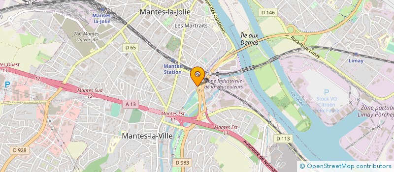 localisation de l'entreprise GROUPE EMILE DUFOUR  MANTES-LA-VILLE