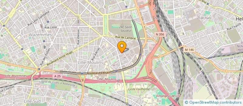localisation de l'entreprise GROUPE EMMENO FRANCE à LILLE