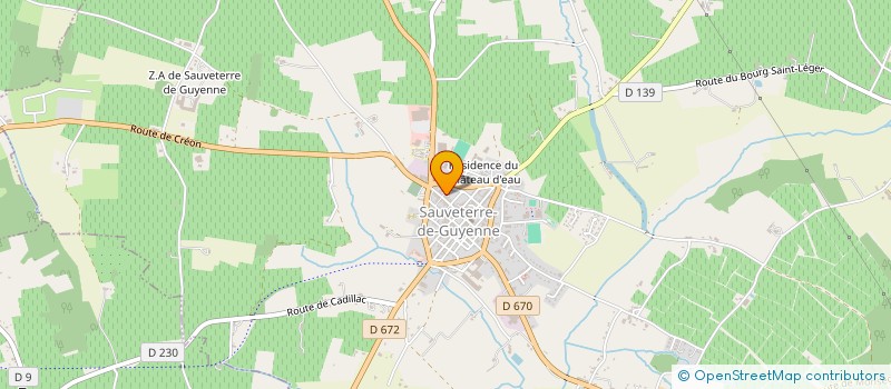 localisation de l'entreprise GROUPE EMNT FONCIER AGRICOLE ICARD  SAINT-FELIX-DE-FONCAUDE