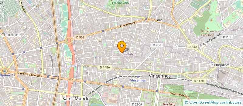 localisation de l'entreprise GROUPE EMP à MONTREUIL