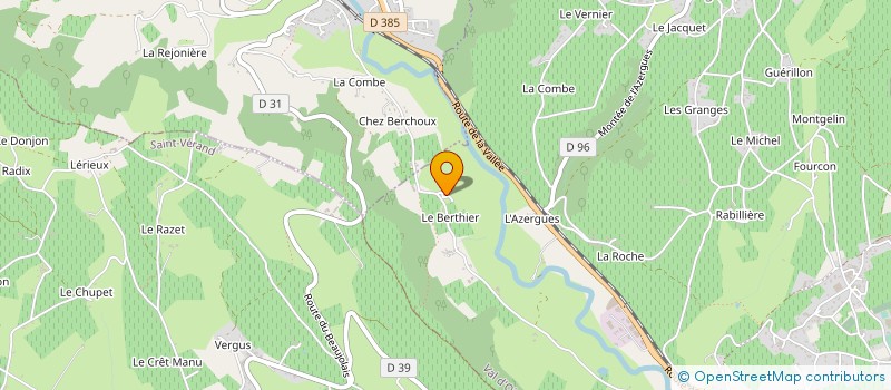 localisation de l'entreprise GROUPE EMPLOYEURS VITICOLE DES VALLEES  CHAMELET