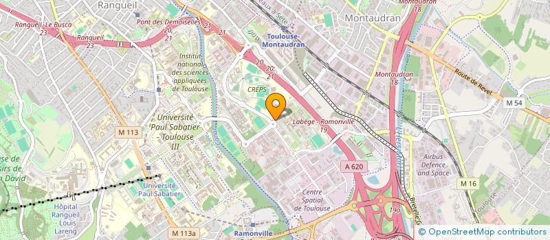 localisation de l'entreprise GROUPE ENAC ENTREPRISE à TOULOUSE