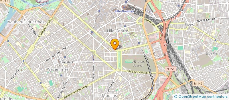 localisation de l'entreprise GROUPE ENDIVE LA BASSEE  LILLE