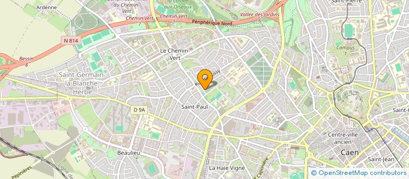 localisation de l'entreprise GROUPE ENTORSE à CAEN