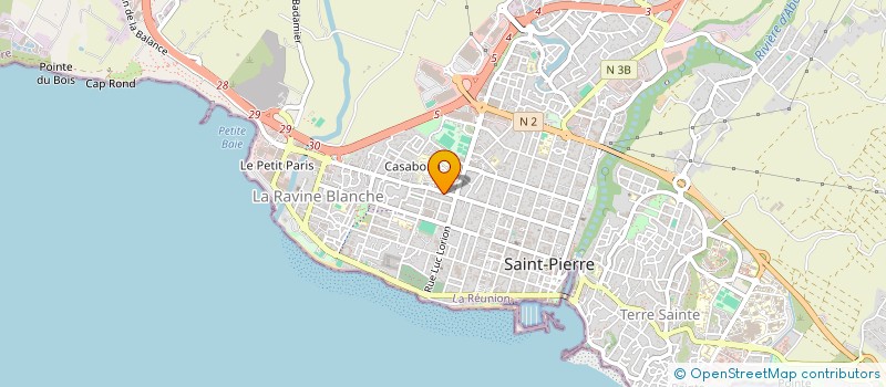 localisation de l'entreprise GROUPE ENTRAIDE MUTUELLE DU SUD à SAINT-PIERRE